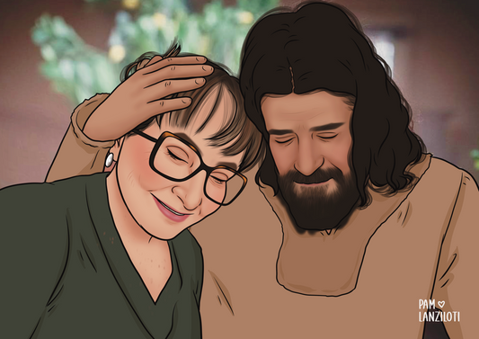 Jesus consolando João